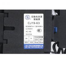 CJ19-63/21(LC1-DEK63) 220V 380V切換電容接觸器正品現(xiàn)貨，包郵